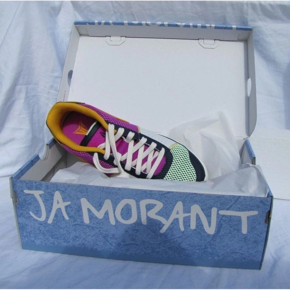 NIKE Basketball Shoes‎ Boys 7Y Multi-Color New Ja 1 Signature FN4977-100 Box
